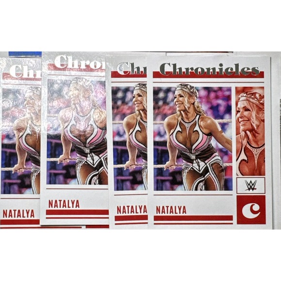 Natalya WWE Wrestling 24 Card Panini Prizm Elite‎ Chronicles Lot - Picture 3 of 3
